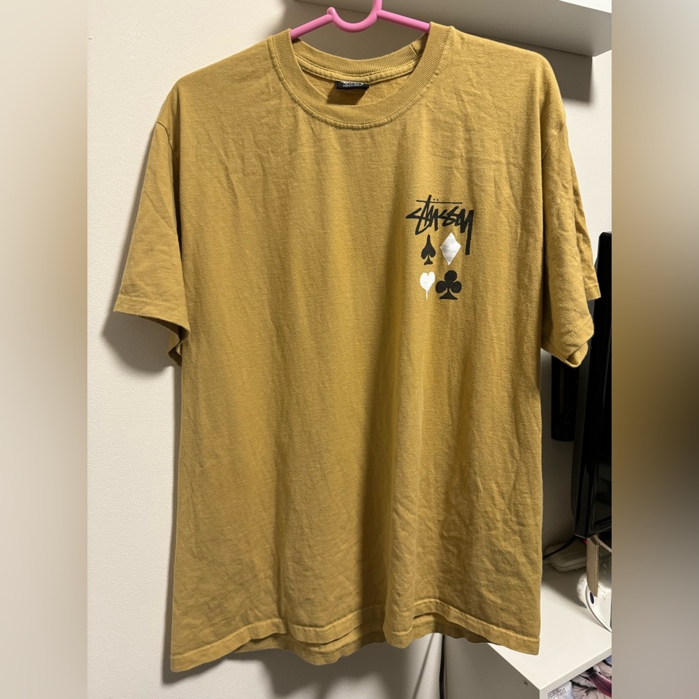 Stussy Full Deck 2 Tee Khaki - Large